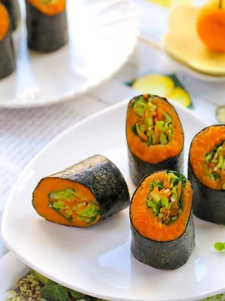 Sweet Potato Seaweed Rolls Baby Food Recipe