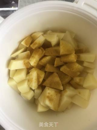 Low-calorie Curry Mashed Potatoes recipe