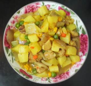 Curry Potato Chicken recipe