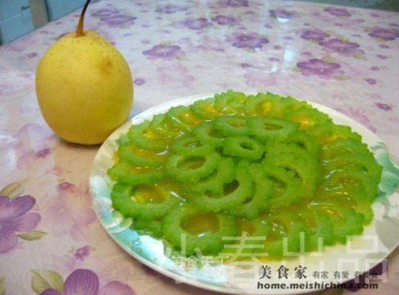Bitter Gourd with Orange Juice recipe