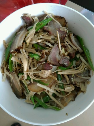 Dried Bamboo Shoots Bacon recipe