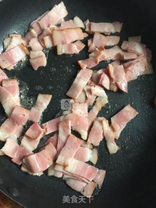 Thin Bottom Pizza with Bacon and Ham recipe