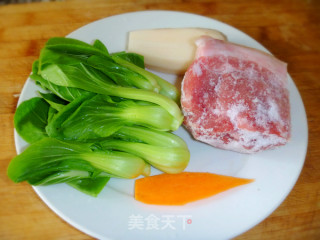 【steamed Four Happiness Meatballs】reunion and New Year Celebration recipe