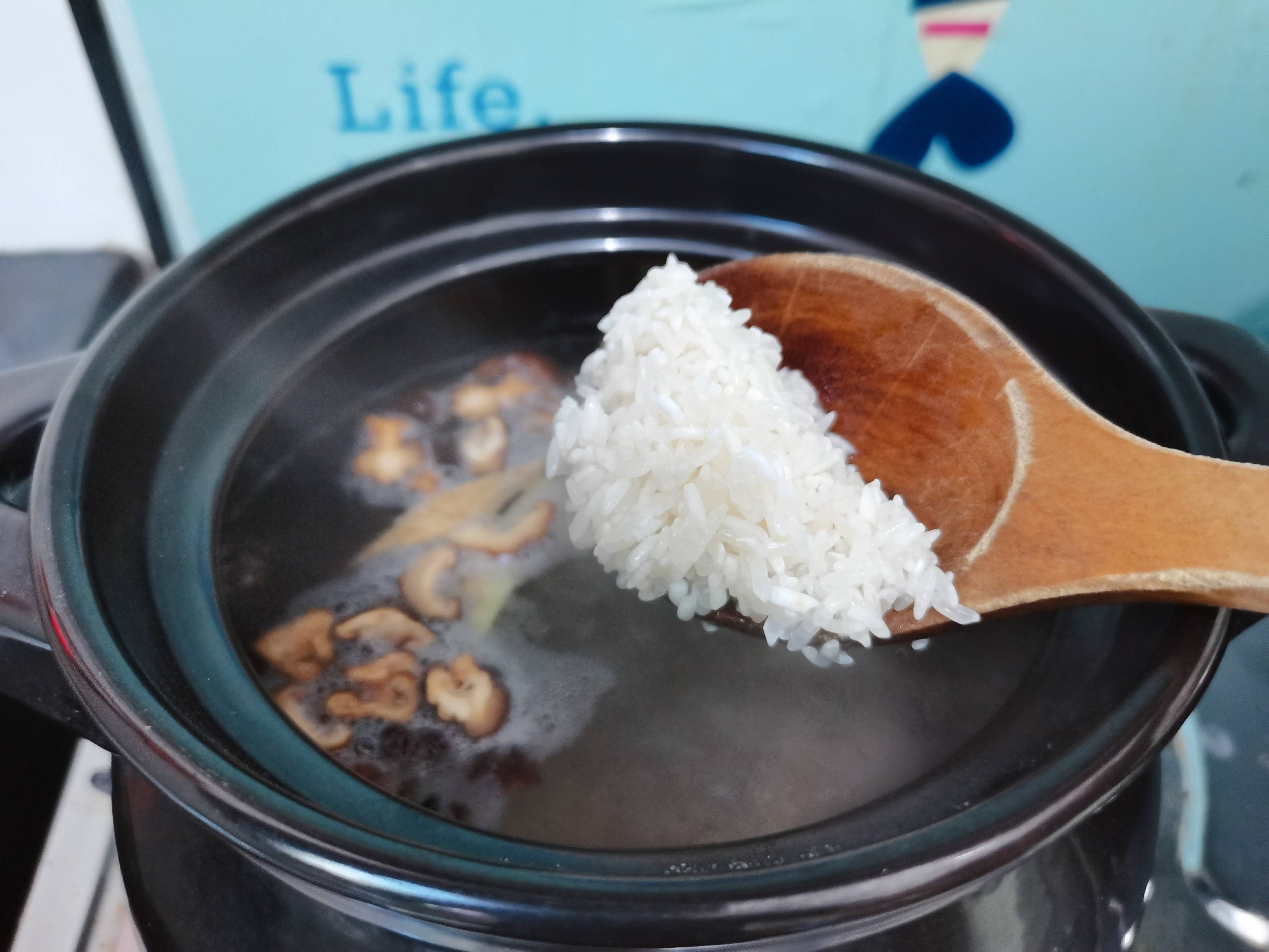Dried Cuttlefish Congee recipe