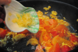 Scrambled Eggs with Tomatoes--with The Method of Cutting Tomatoes without Running Out of Soup and Peeling Them recipe