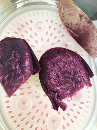 Purple Potato Taro Balls recipe