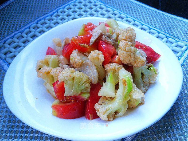 Cauliflower with Tomatoes recipe