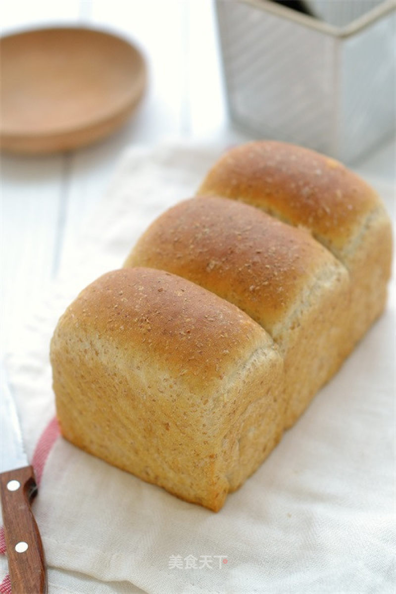 [tomato Recipe] Whole Wheat Toast-real High-fiber Bread for Weight Loss recipe