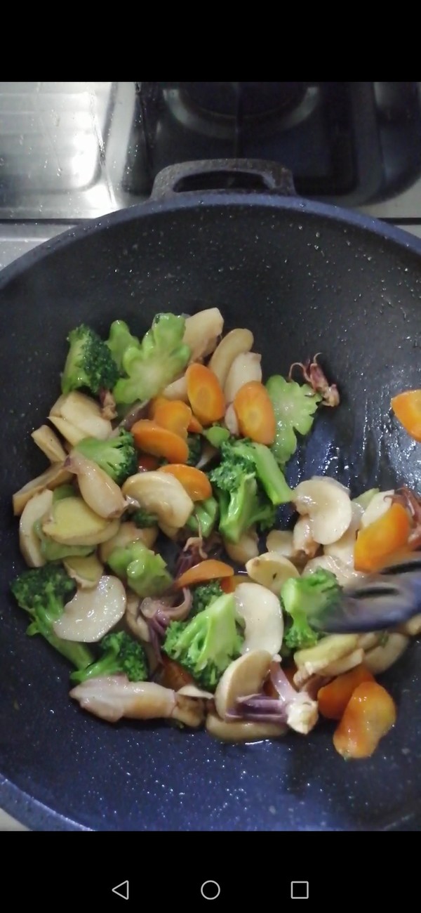 Squid Stir-fried Vegetables recipe