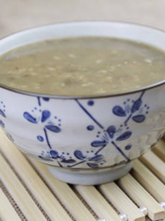 Black Brown Rice and Mung Bean Congee recipe