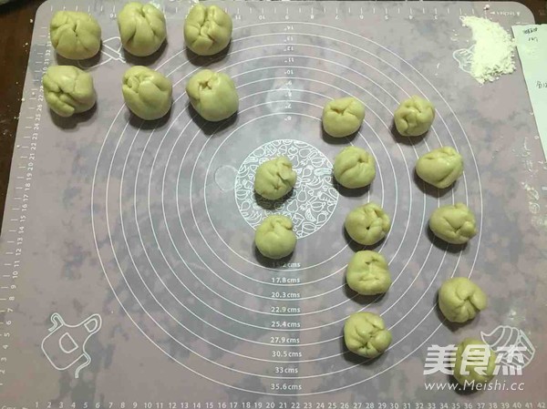 Egg Yolk Crisp, Matcha Red Bean Crisp recipe