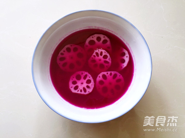 Sweet and Sour Rouge Lotus Root recipe