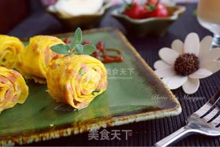 Japanese Style Thick Egg Yakisoba recipe