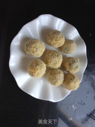 Oil-free Golden Potato Balls recipe