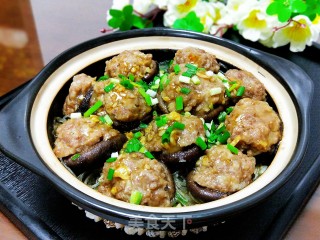 Stuffed Mushrooms and Vermicelli in Clay Pot recipe