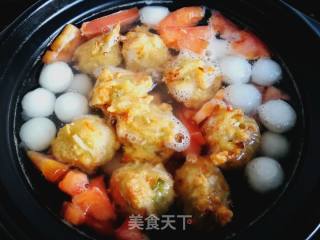 Winter Melon Meatballs and Shrimp Skin Soup recipe