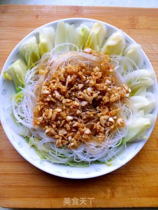 Steamed Baby Vegetables with Garlic Vermicelli recipe