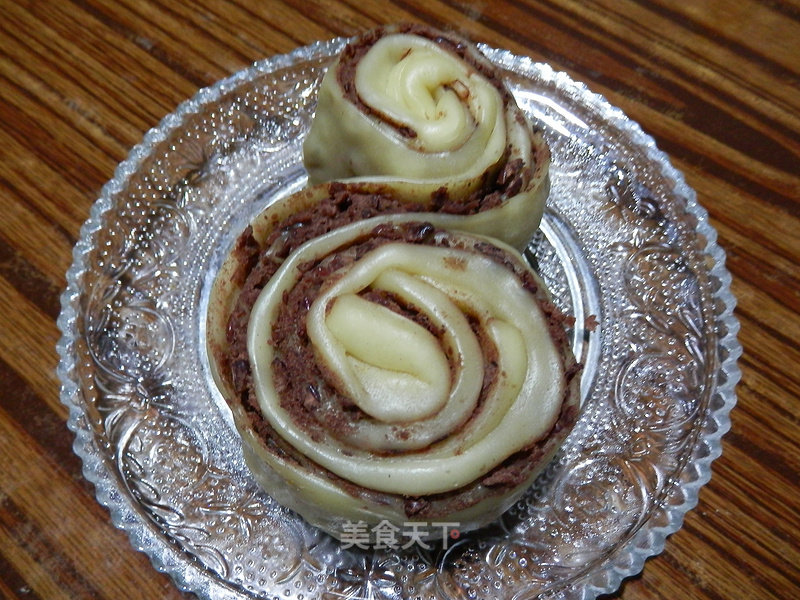Red Bean Paste Gourd Flower Bun recipe