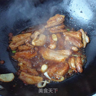 Sauce Pan-fried Pork Belly recipe