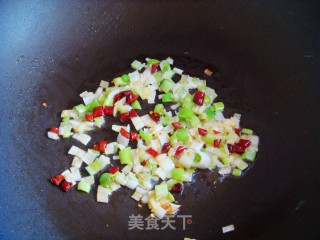 Cucumber and Egg Fried Rice recipe