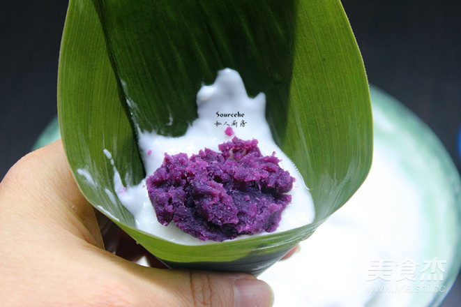 Purple Sweet Potato Crystal Rice Dumpling recipe