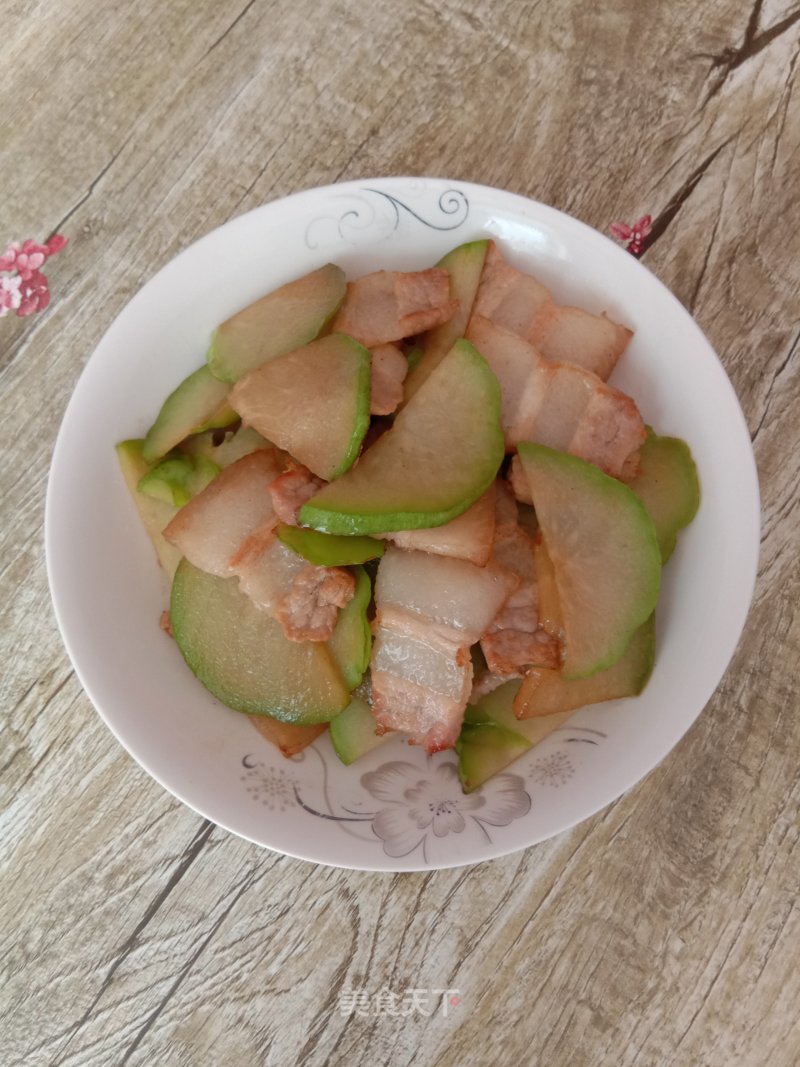 Stir-fried Chayote with Pork Belly recipe