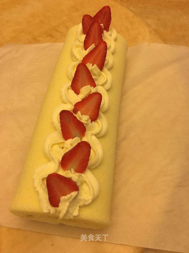 #aca Baking Star Competition# Strawberry Cake Roll recipe