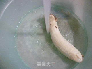 Pleurotus Eryngii with Spinach recipe
