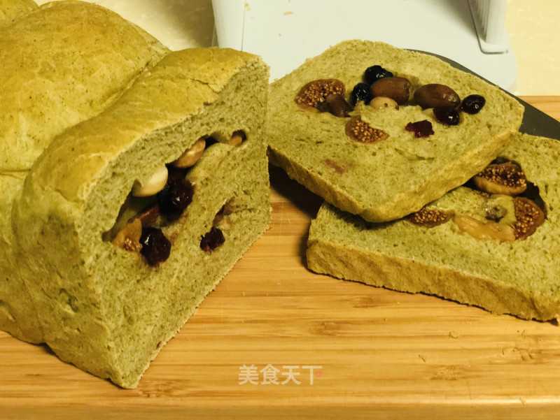 Green Tea Nut Toast recipe