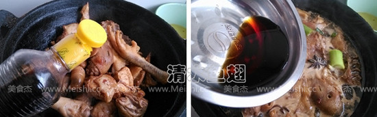 Braised Chai Chicken with Shuang Mushroom recipe