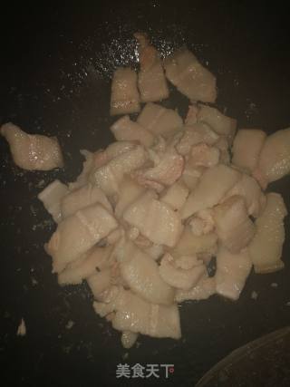 Stir-fried White Radish with Sauce recipe