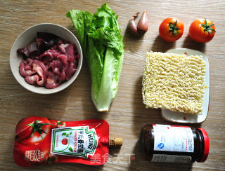 【tomato Pork Noodles】 recipe