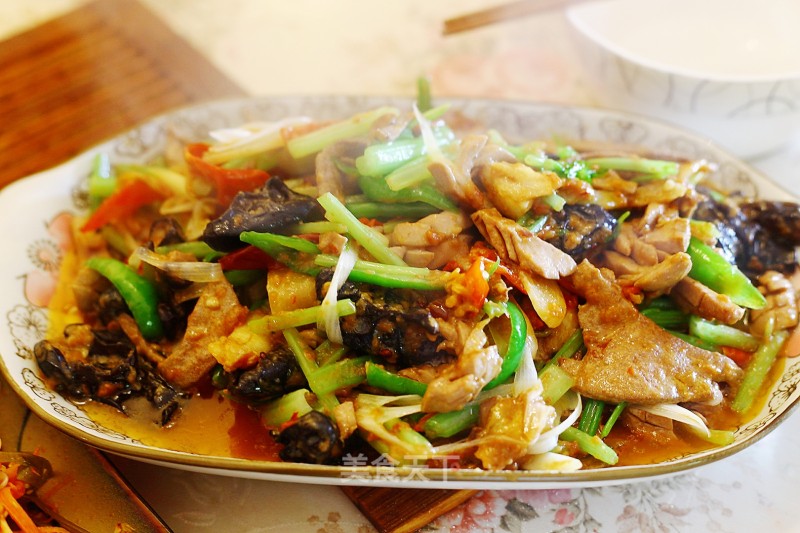 Liver and Waist Stir Fry recipe