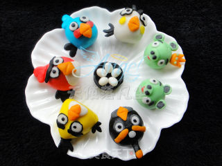 Angry Birds Steamed Dumplings recipe