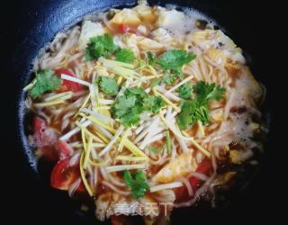 Egg Braised Noodles recipe