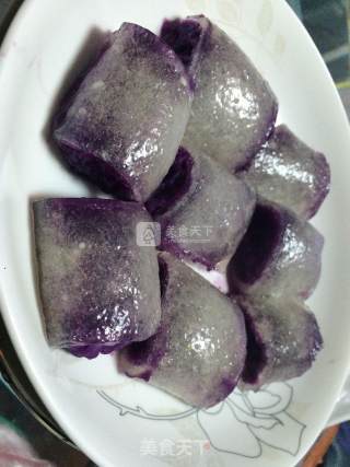Sago Purple Sweet Potato Roll recipe