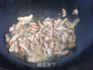 Fried Pork with Bean Point recipe