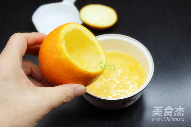 Nourishes The Lungs and Relieves Cough, Steamed Eggs with Orange recipe