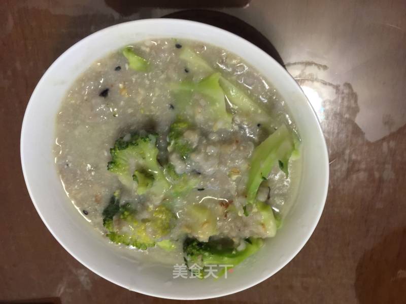 Broccoli Egg Porridge recipe