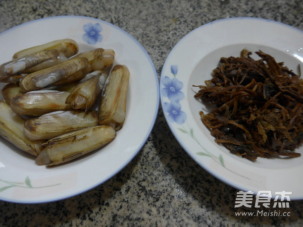 Bamboo Shoot and Dried Vegetable Clam Soup recipe