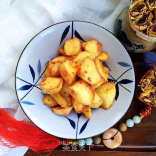 Sweet Osmanthus Mixed with Potato Wedges recipe