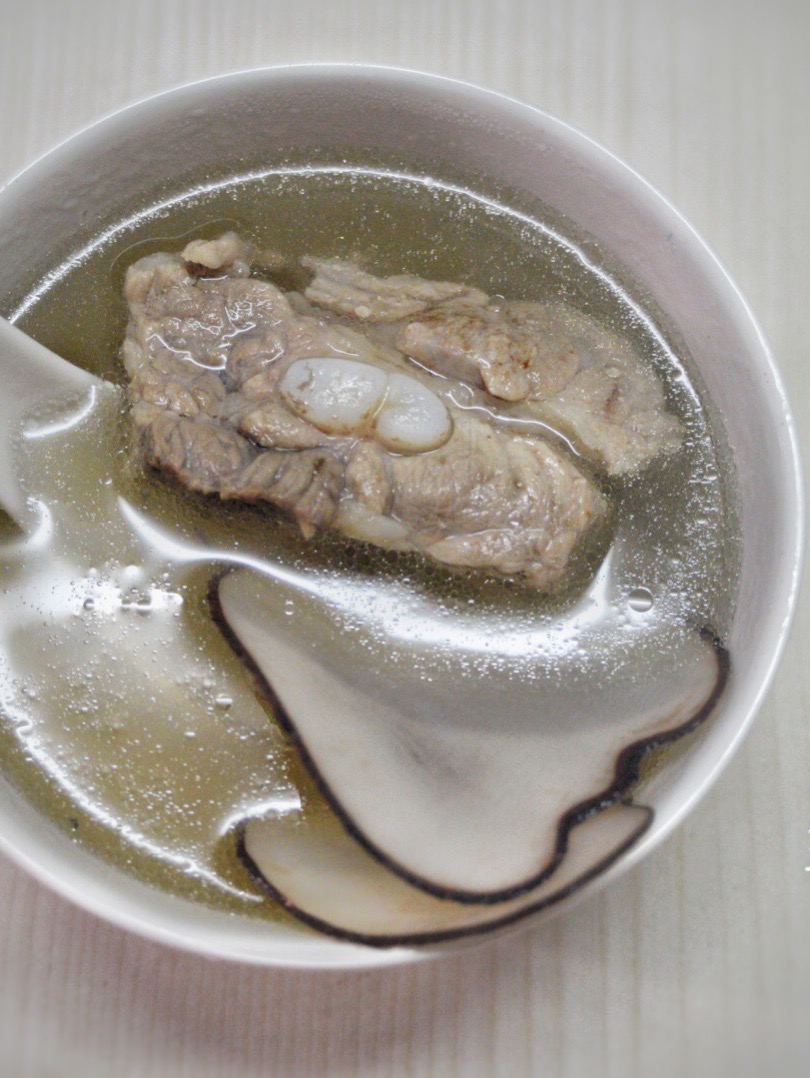Sea Coconut and Fig Pork Ribs Soup recipe
