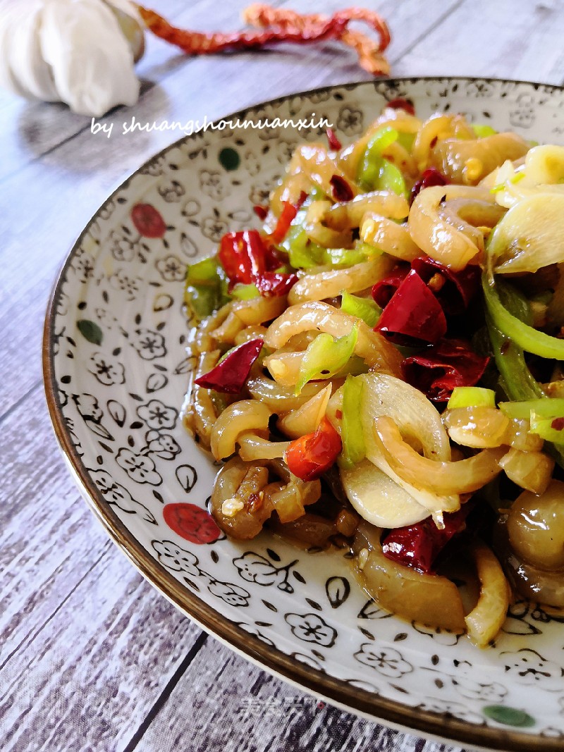 Stir-fried Pork Skin recipe