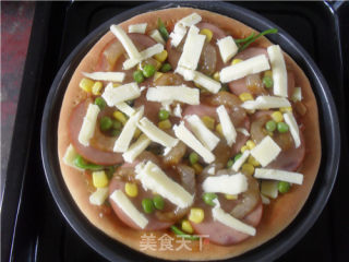 Ham and Shrimp Pizza recipe