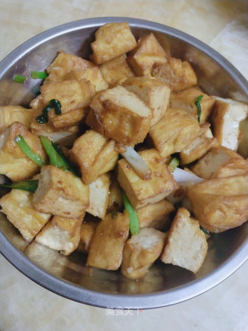 Stir-fried Tofu with Chives