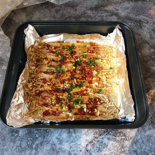 Garlic Enoki Mushroom recipe