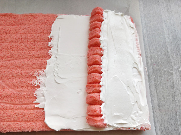 Girly Heart Cake Roll recipe