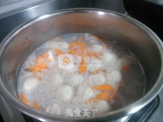 Asparagus Fish Ball Porridge recipe