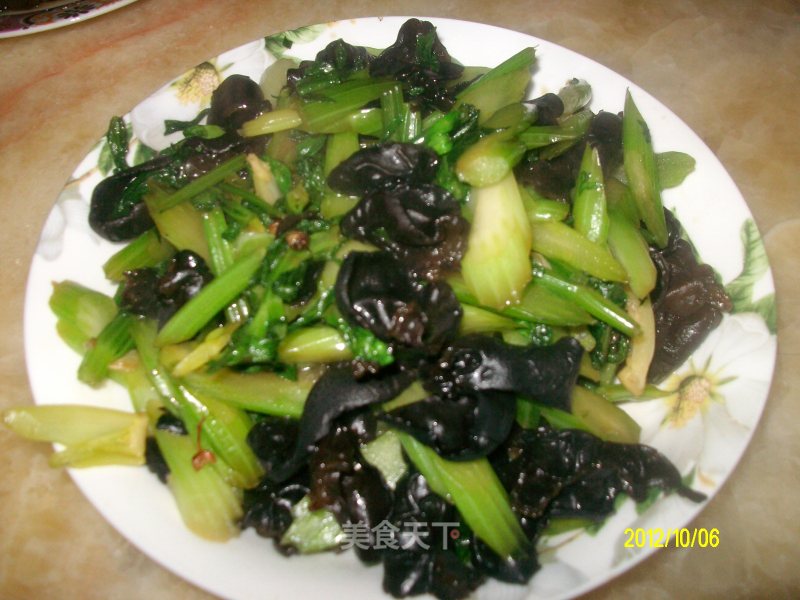 ✿fungus Roasted Celery✿ recipe