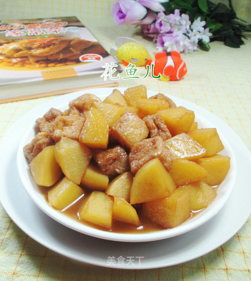 Braised Potatoes with Little Oil Tofu recipe